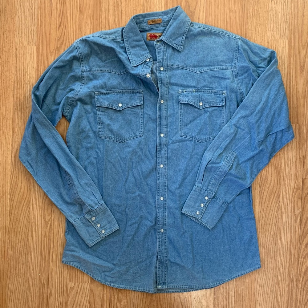 4/40$ Jean Shirt / Canadian Tuxedo. Size Large